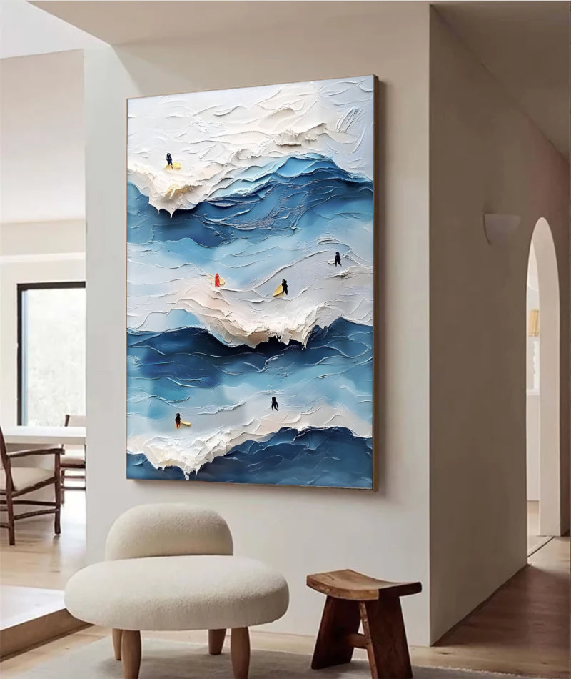 Abstract Painting "Armonía Marina"