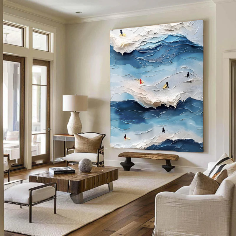 Abstract Painting "Armonía Marina"