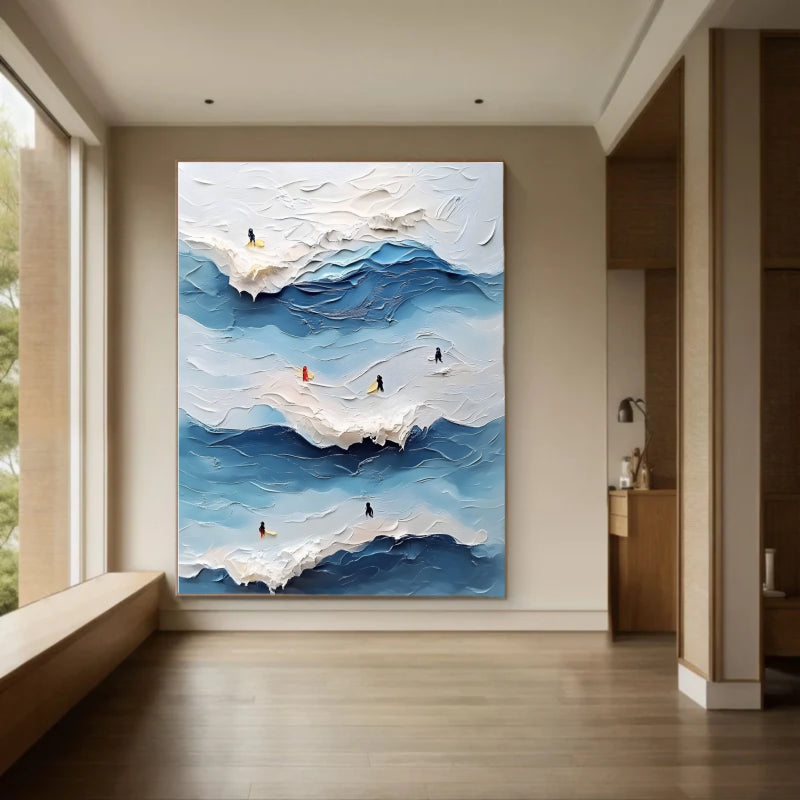 Abstract Painting "Armonía Marina"