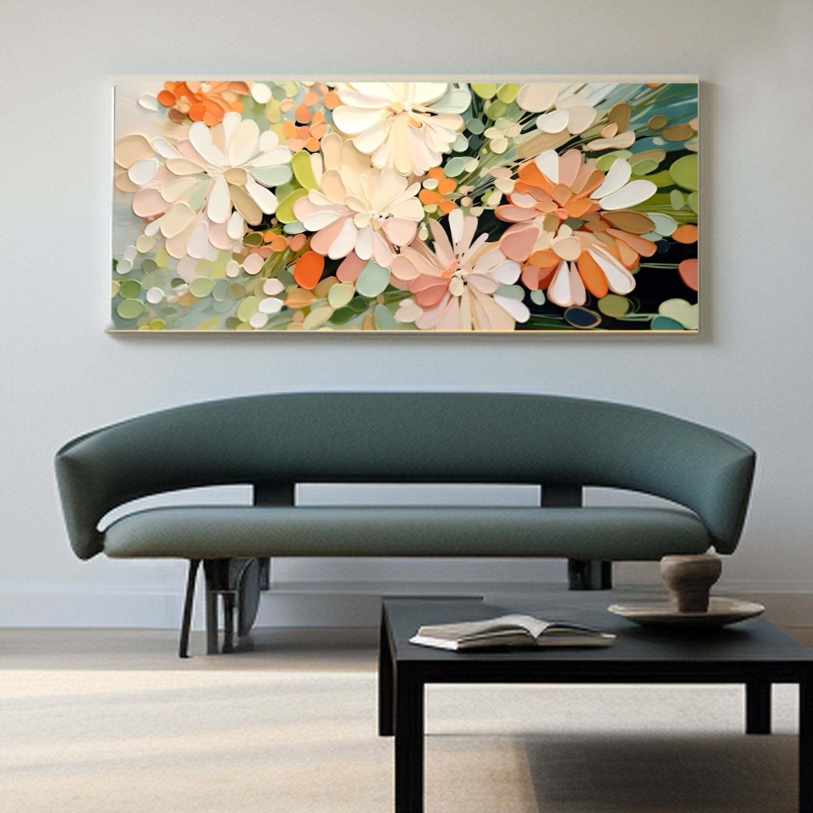 Abstract Painting "Blossoms of Reflection"