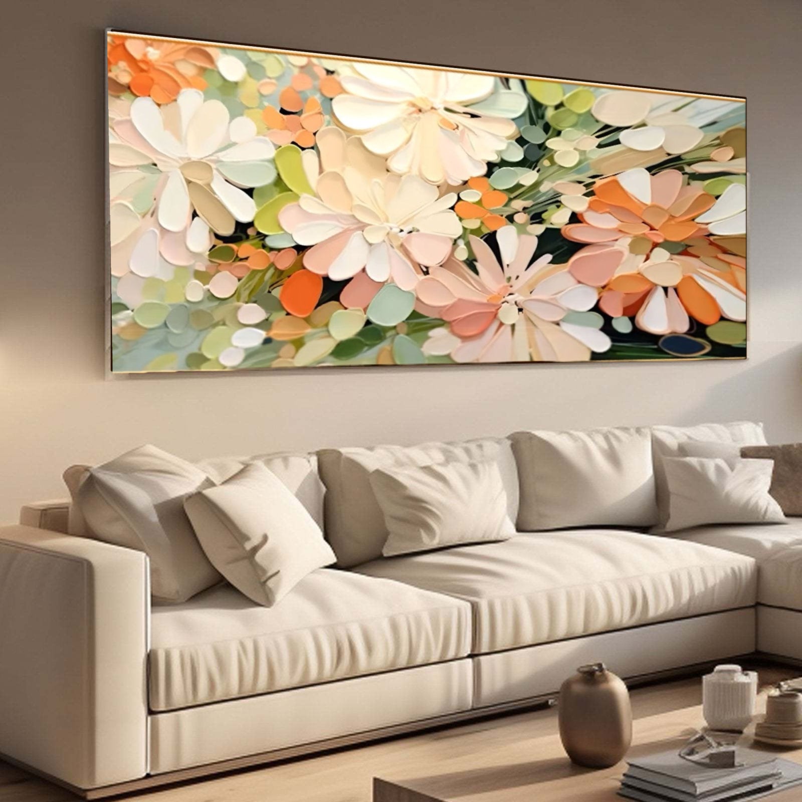 Abstract Painting "Blossoms of Reflection"