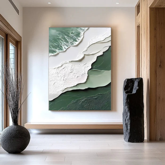 Abstract Painting "Fluss Geheimnis”