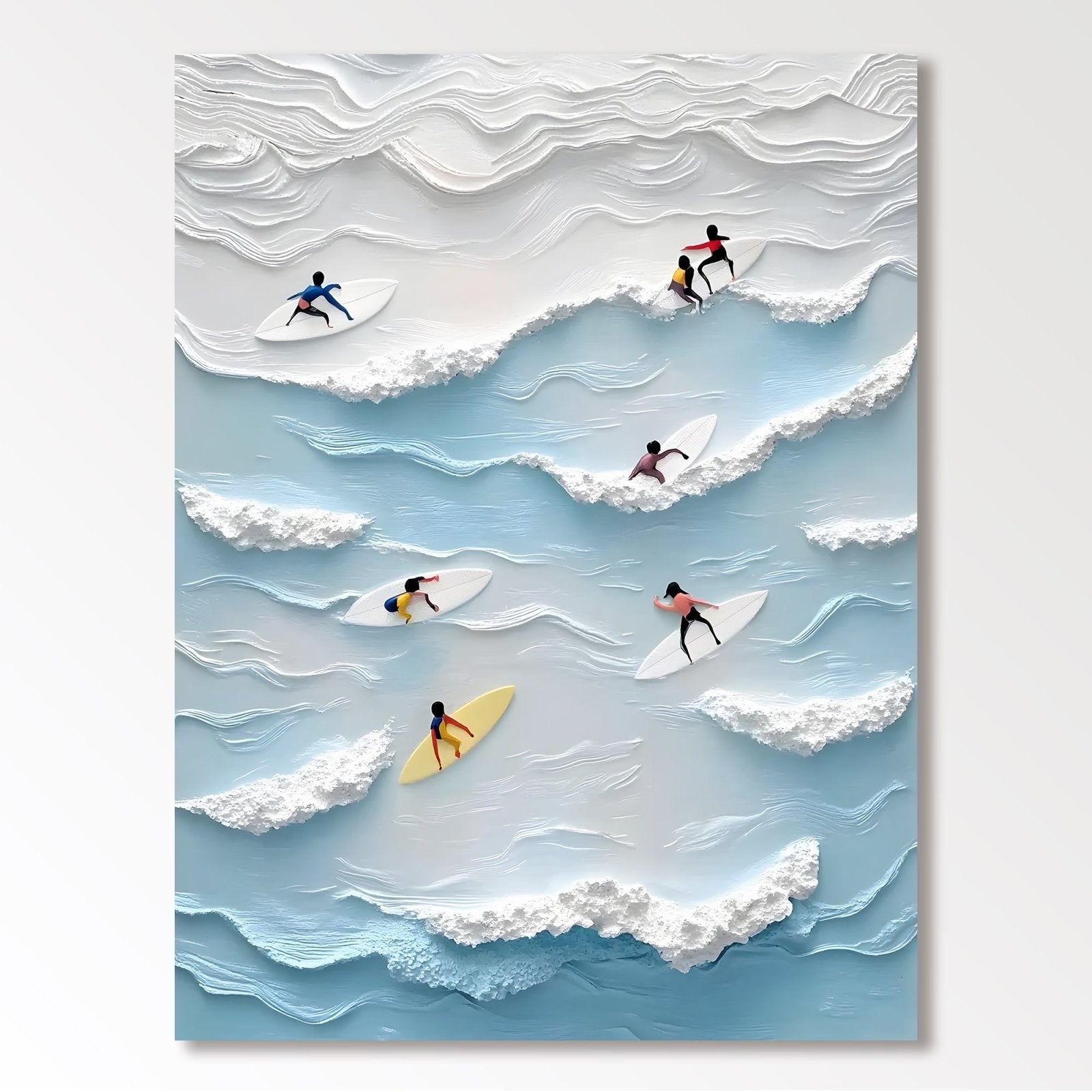 Abstract Painting "Vibración Oceánica"