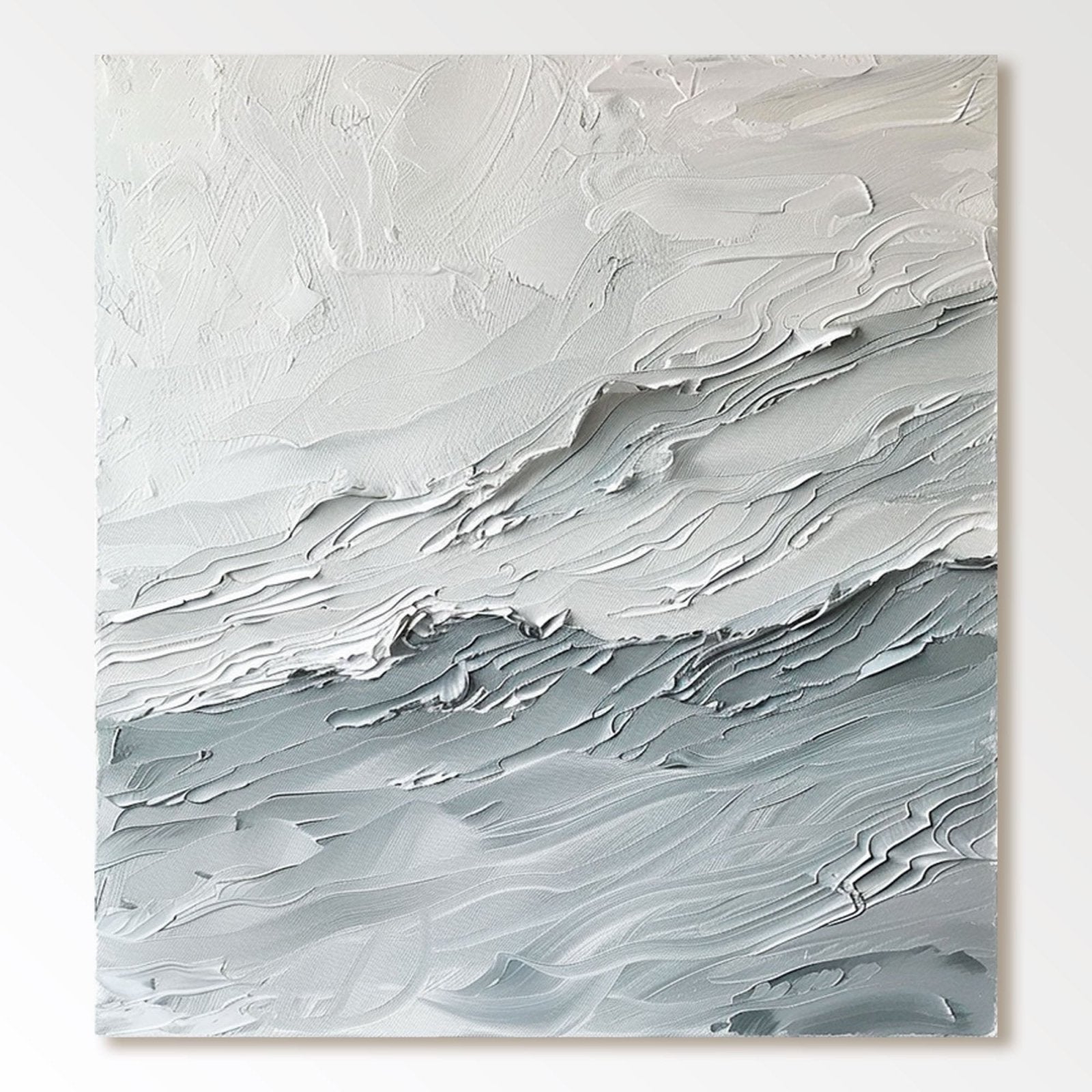 Abstract Painting "Waves of a Silent Symphony"