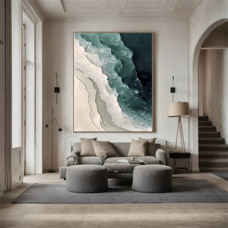 Abstract Painting "Welle Kraft”