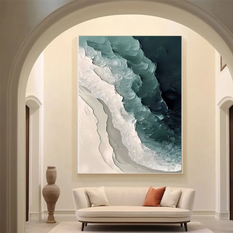 Abstract Painting "Welle Kraft”