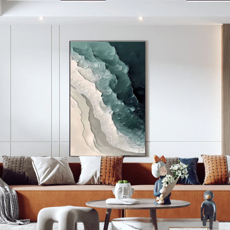 Abstract Painting "Welle Kraft”