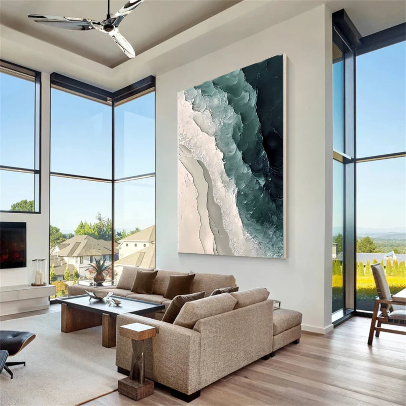 Abstract Painting "Welle Kraft”