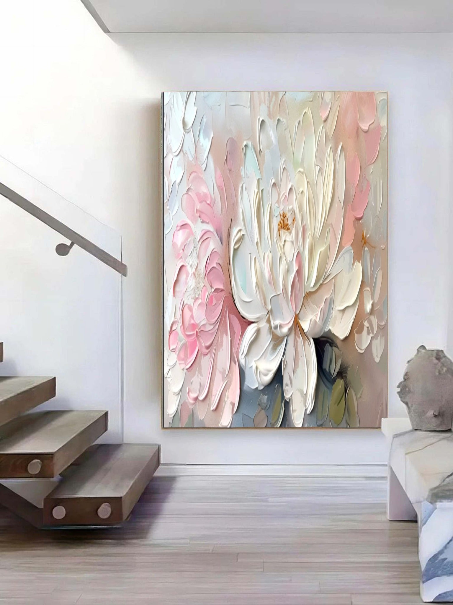 Abstract Painting "Whispers of the Unseen"