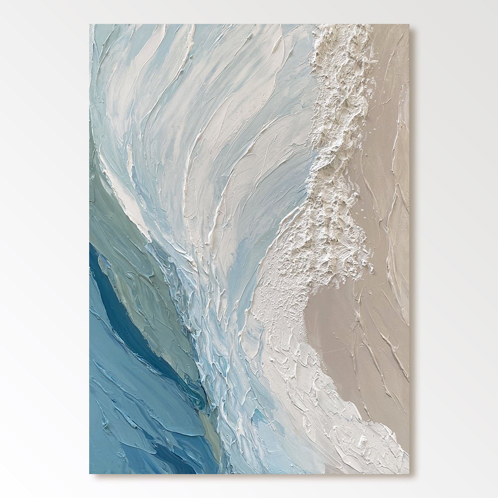 Abstract Textured Painting  "Pause"