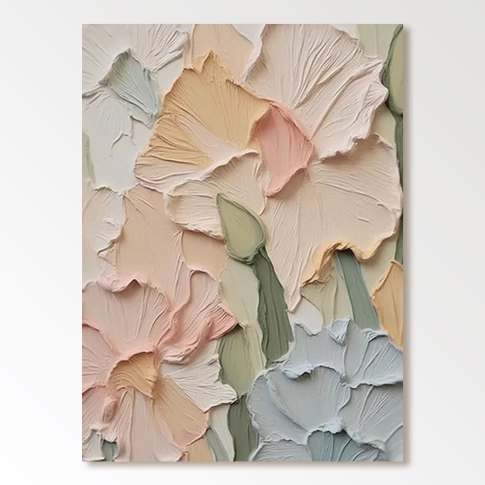 Plaster Painting "Élise Ivoire”