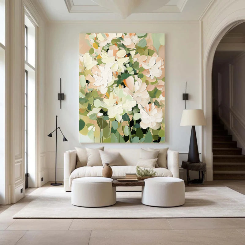 Plaster Painting "Jardin de Douceur"