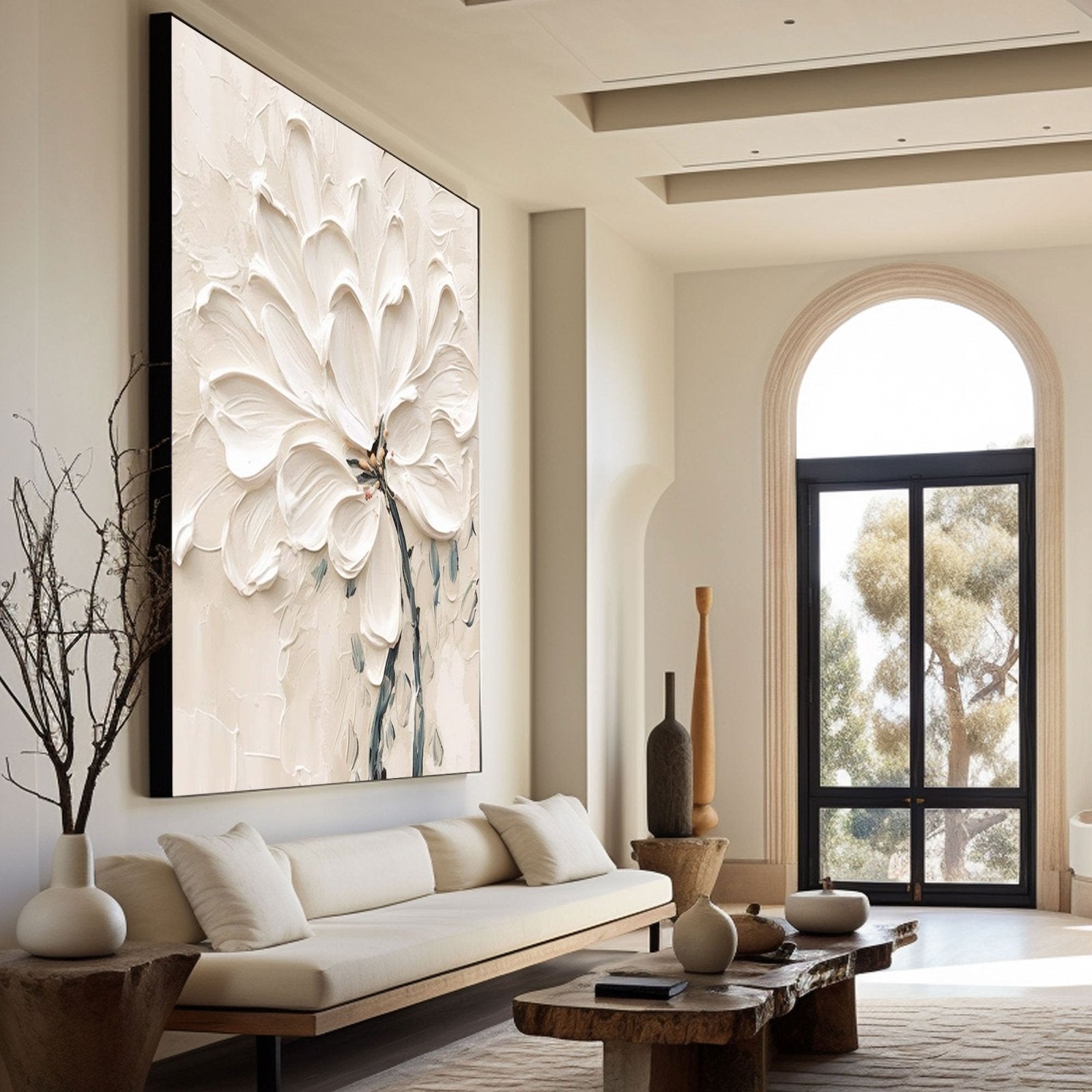 Plaster Painting "Jardin Enchanté"