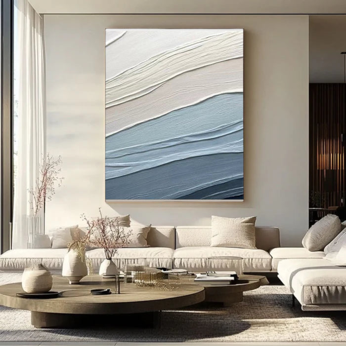 Abstract Painting "Serenity Waves"