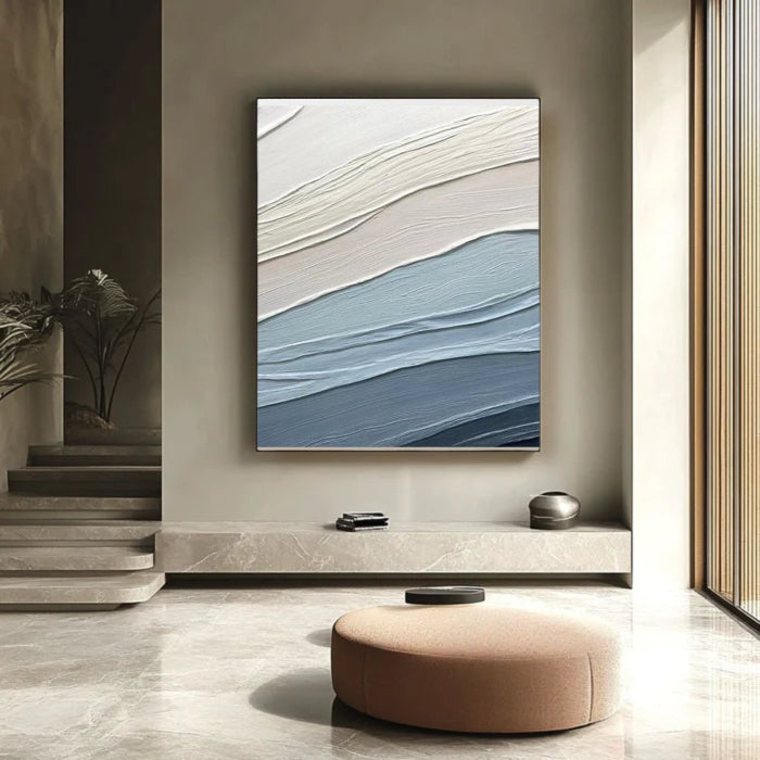 Abstract Painting "Serenity Waves"