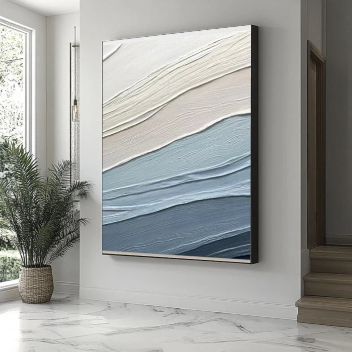 Abstract Painting "Serenity Waves"