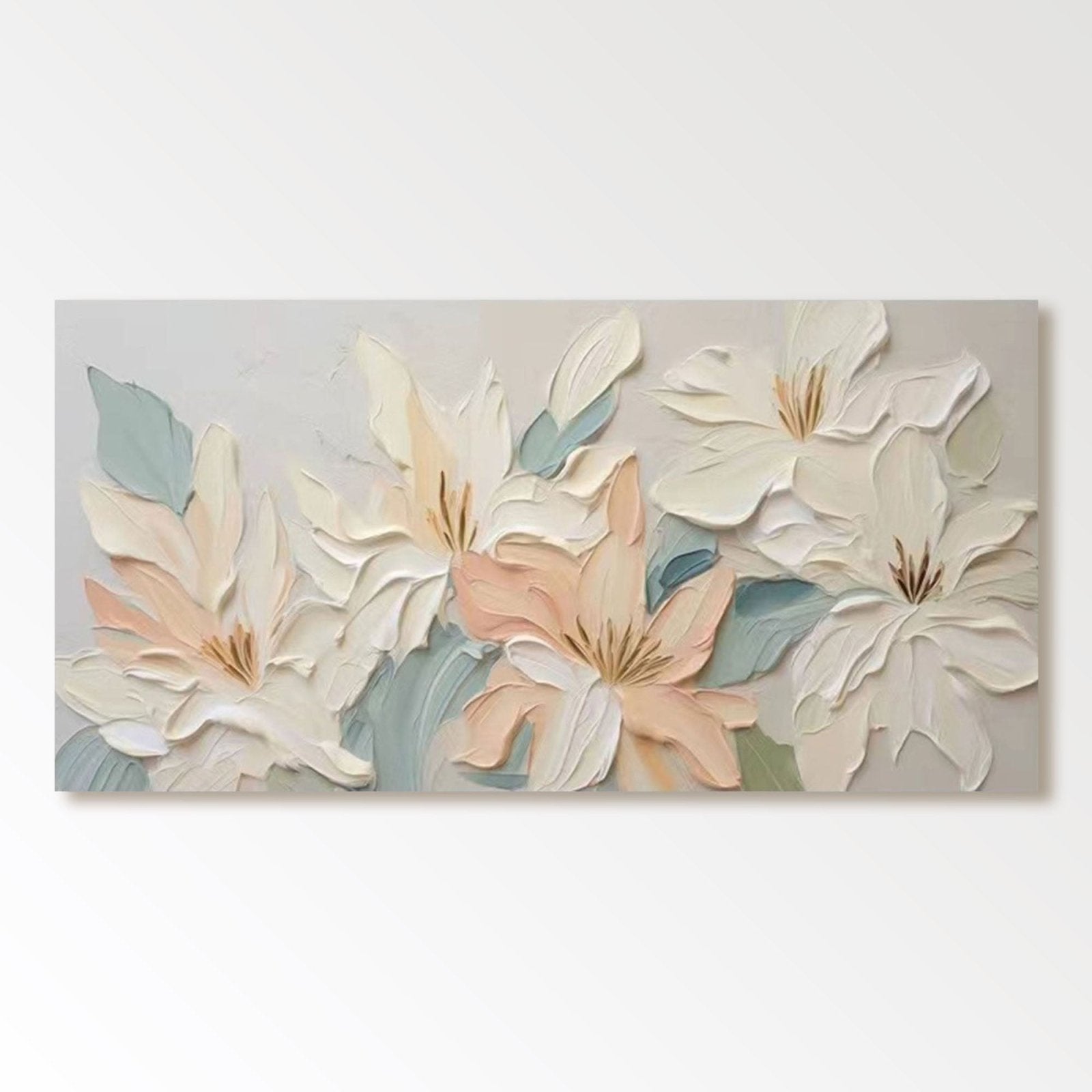 Plaster Painting  "Spring's Gentle Awakening"